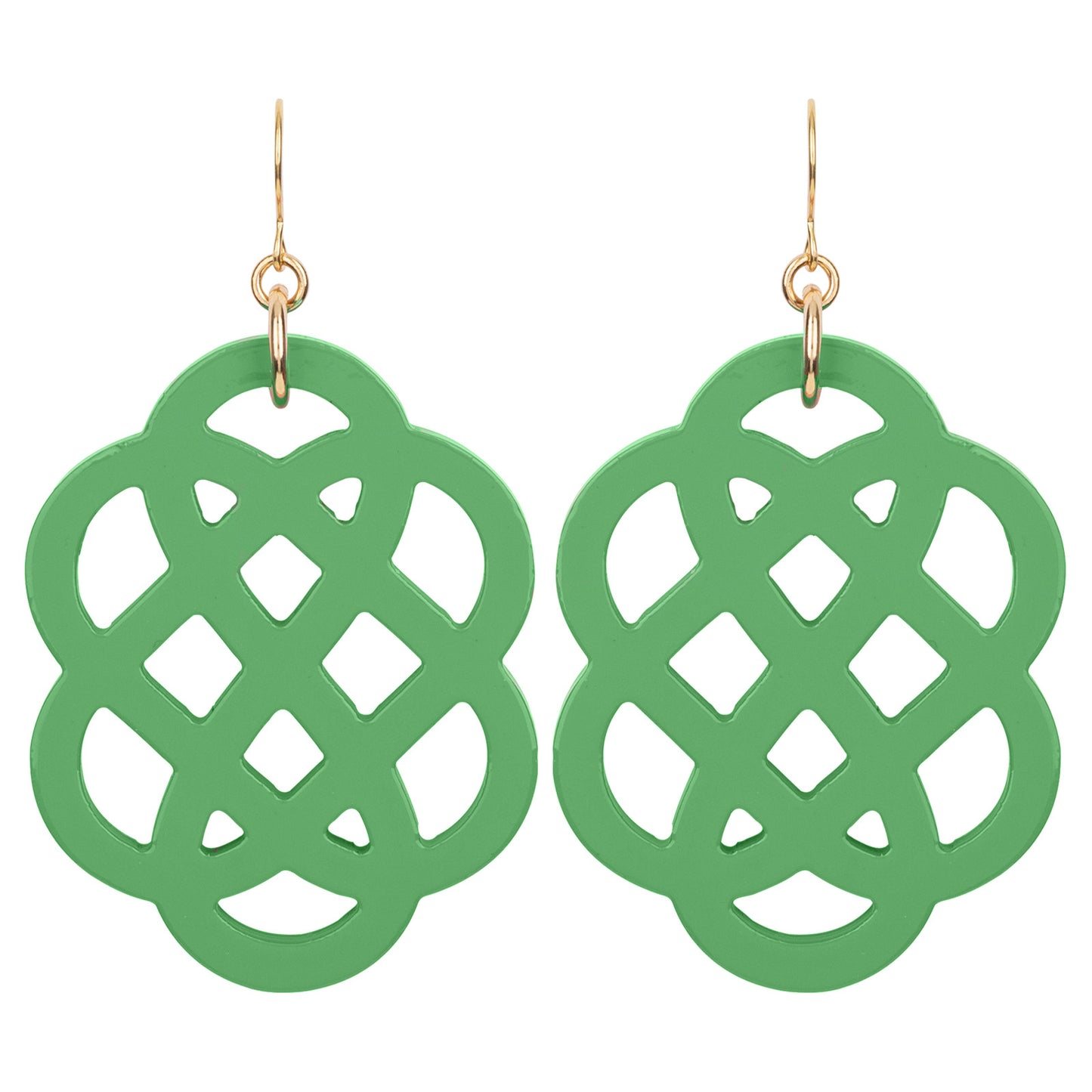 Jade Green Earring