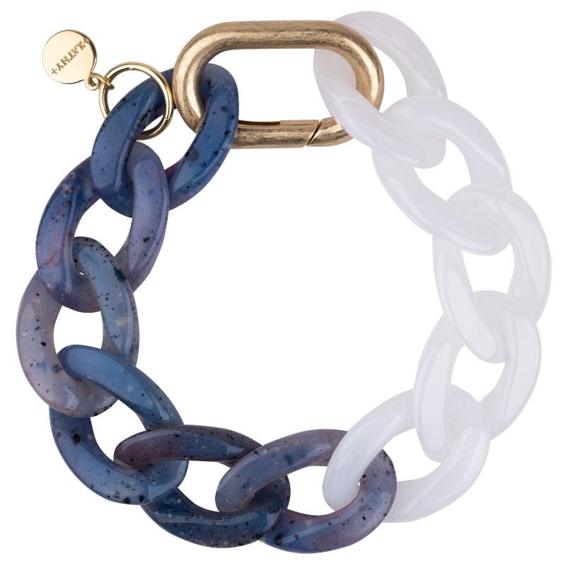 Kathy blau/weiß Armband
