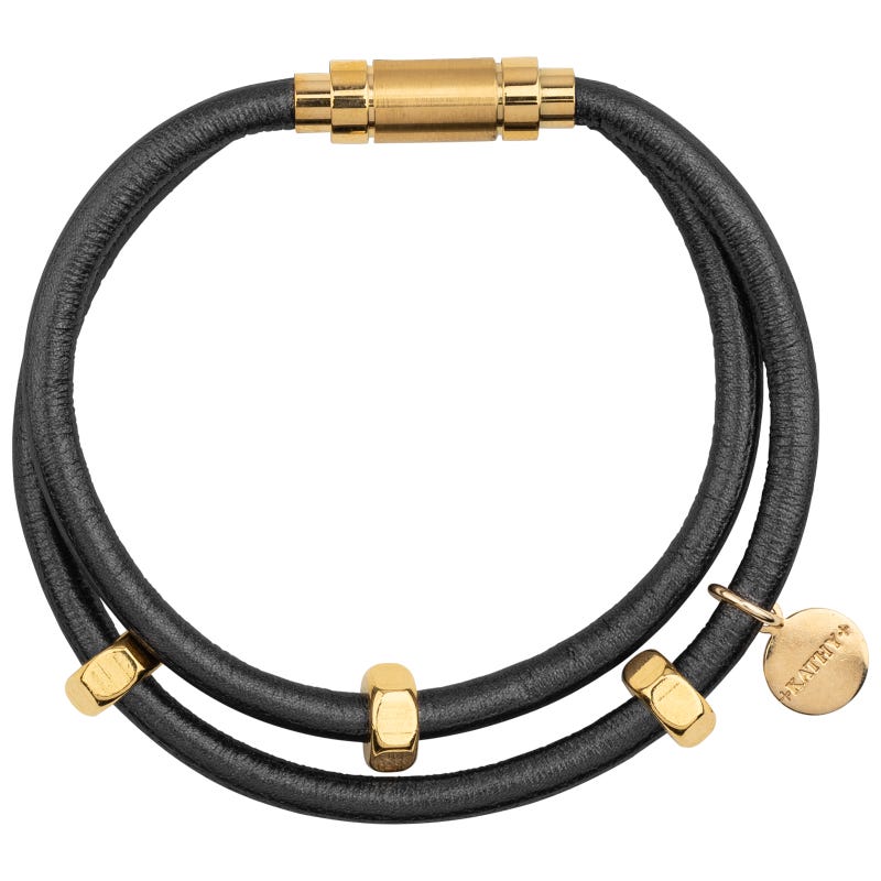 Fabiene Grey Metallic Bracelet