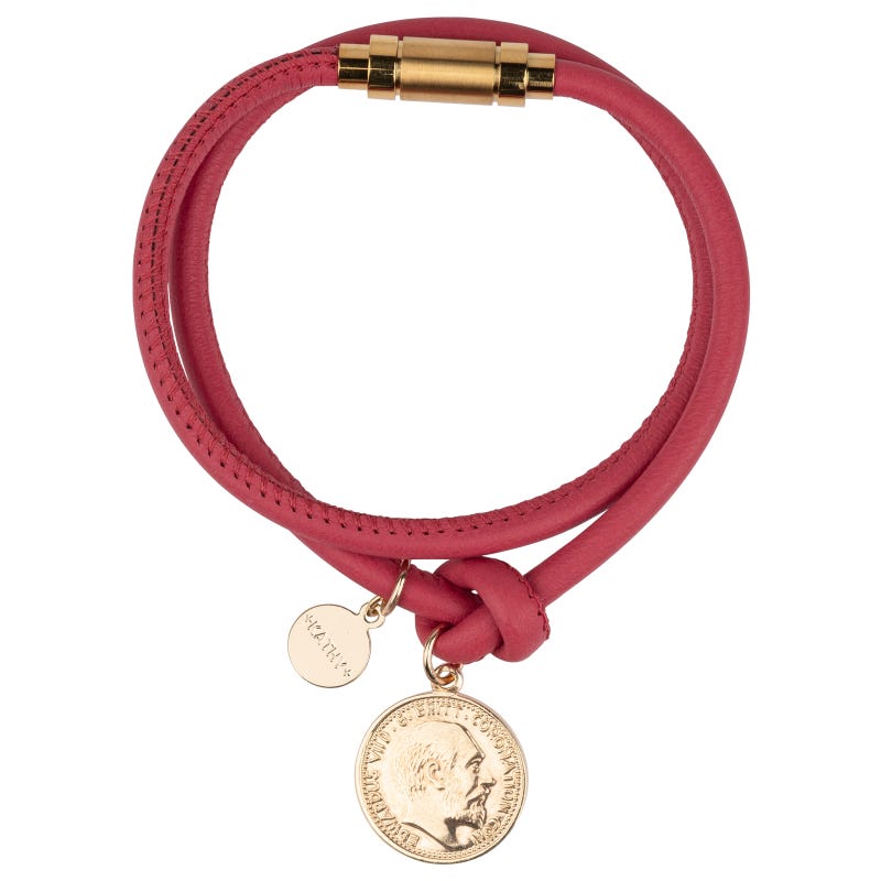 St. Tropez Armband Koralle Gold