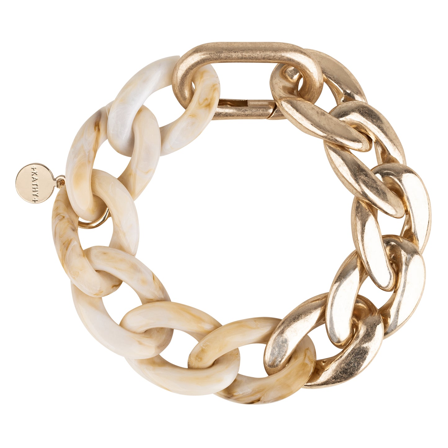 Kathy Taupe Pattern Bracelet