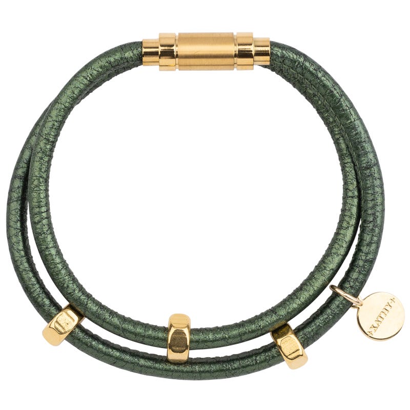 Fabiene Grün Metallic-Armband
