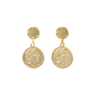 Davia Ohrringe Goldmünze