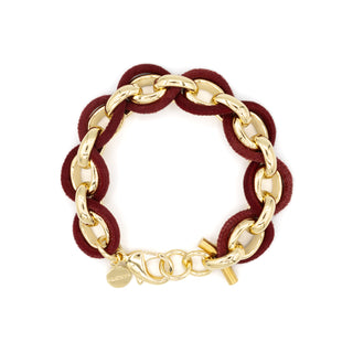 Sun Bordeaux Lederarmband