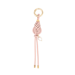 Firenze Leder Schlüsselanhänger Rosa Gold