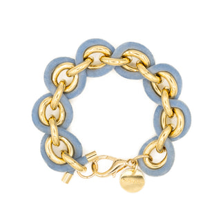 Sun Blau Lederarmband