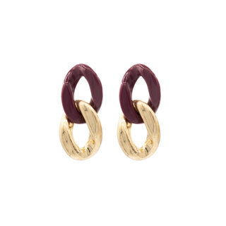 Kathy Ohrringe Bordeaux