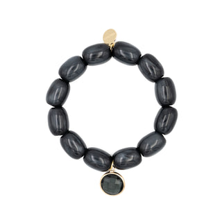 Linn Armband Black Stone