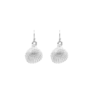 Silver Shell Ohrring