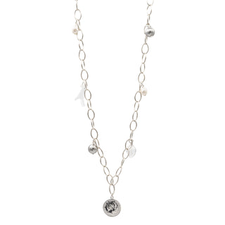Apolline Silber Halskette Münze