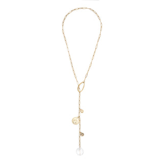 Letizia Halskette Gold Kristall