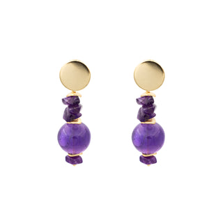 Lavinia Ohrringe Amethyst