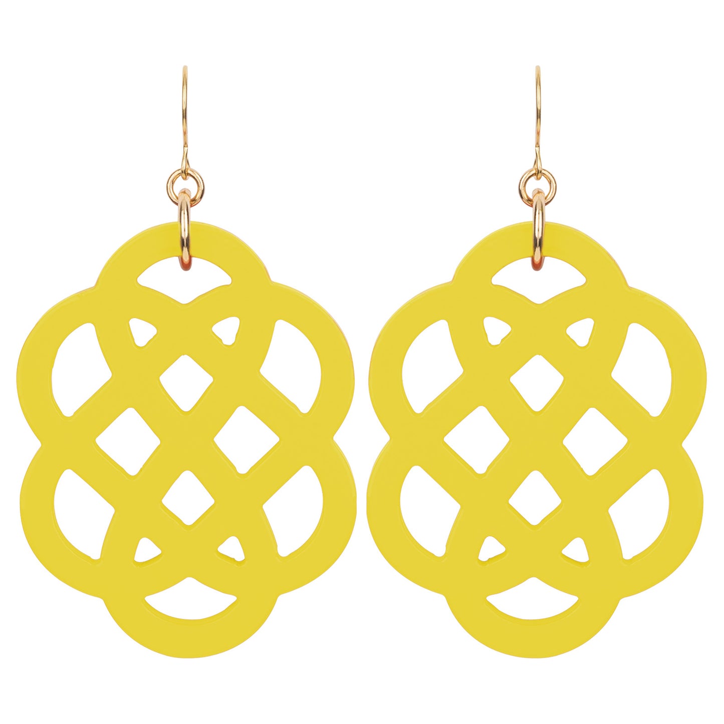 Jade Yellow Earring