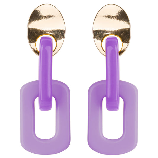 Daniele Purple Earring