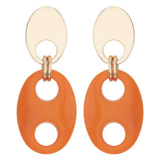 Hanna Orange Earring