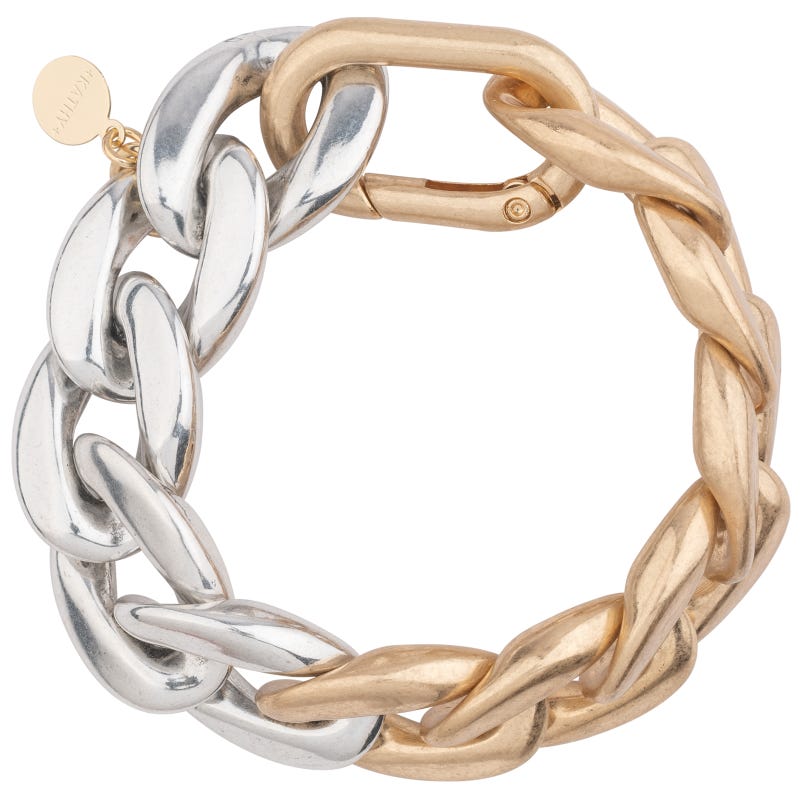 Kathy silber/gold Bracelet