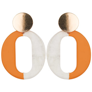 Maxime Orange Earring