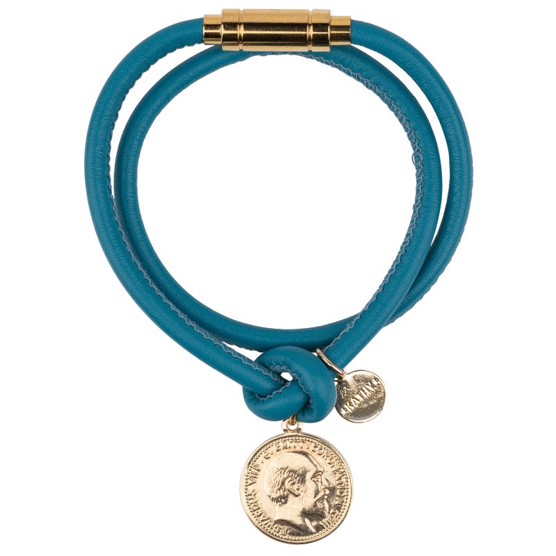 St. Tropez Bracelet Tourquoise Gold
